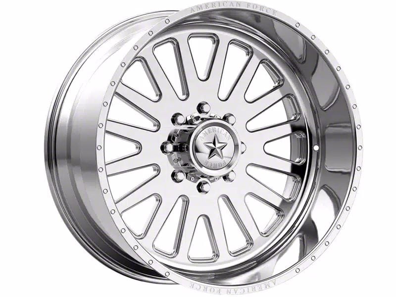 American Force F 350 Super Duty F20 Atom SS Polished 8 Lug Wheel 22x12