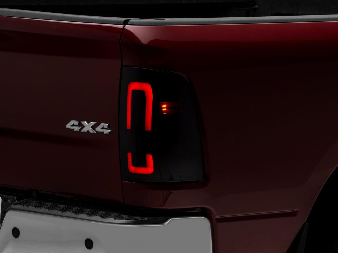 Raxiom Ram Axial Series Led Tail Lights With Halo Black Housing