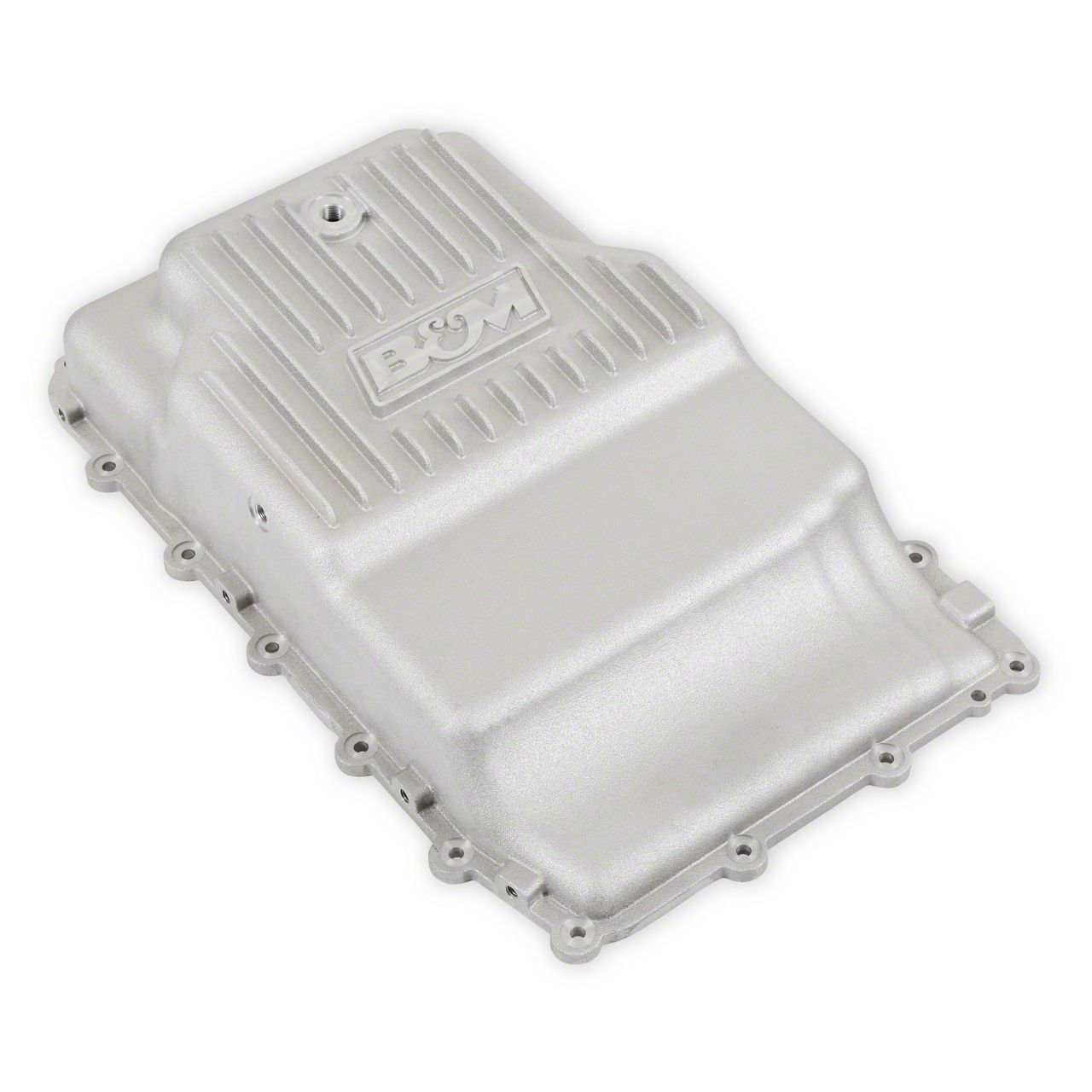 B M F R Hi Tek Deep Heavy Duty Transmission Pan Silver