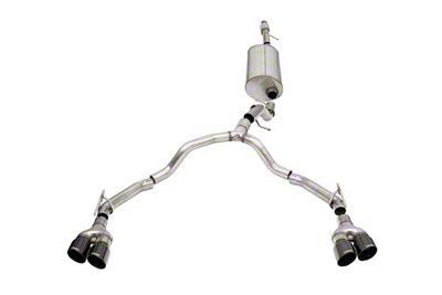 Corsa Performance Yukon Sport Dual Exhaust Systems With Black Tips