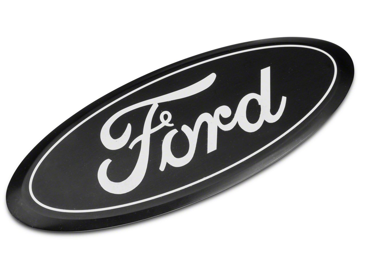 Defenderworx F Ford Oval Tailgate Emblem Black T F