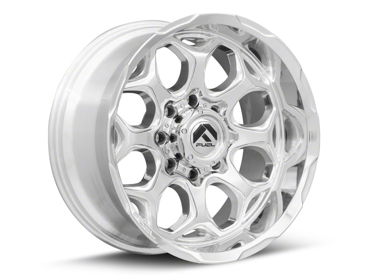 Fuel Wheels Silverado Scepter Polished Milled Lug Wheel X