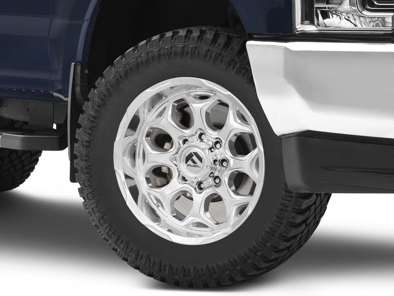 Fuel Wheels F Super Duty Scepter Polished Milled Lug Wheel X