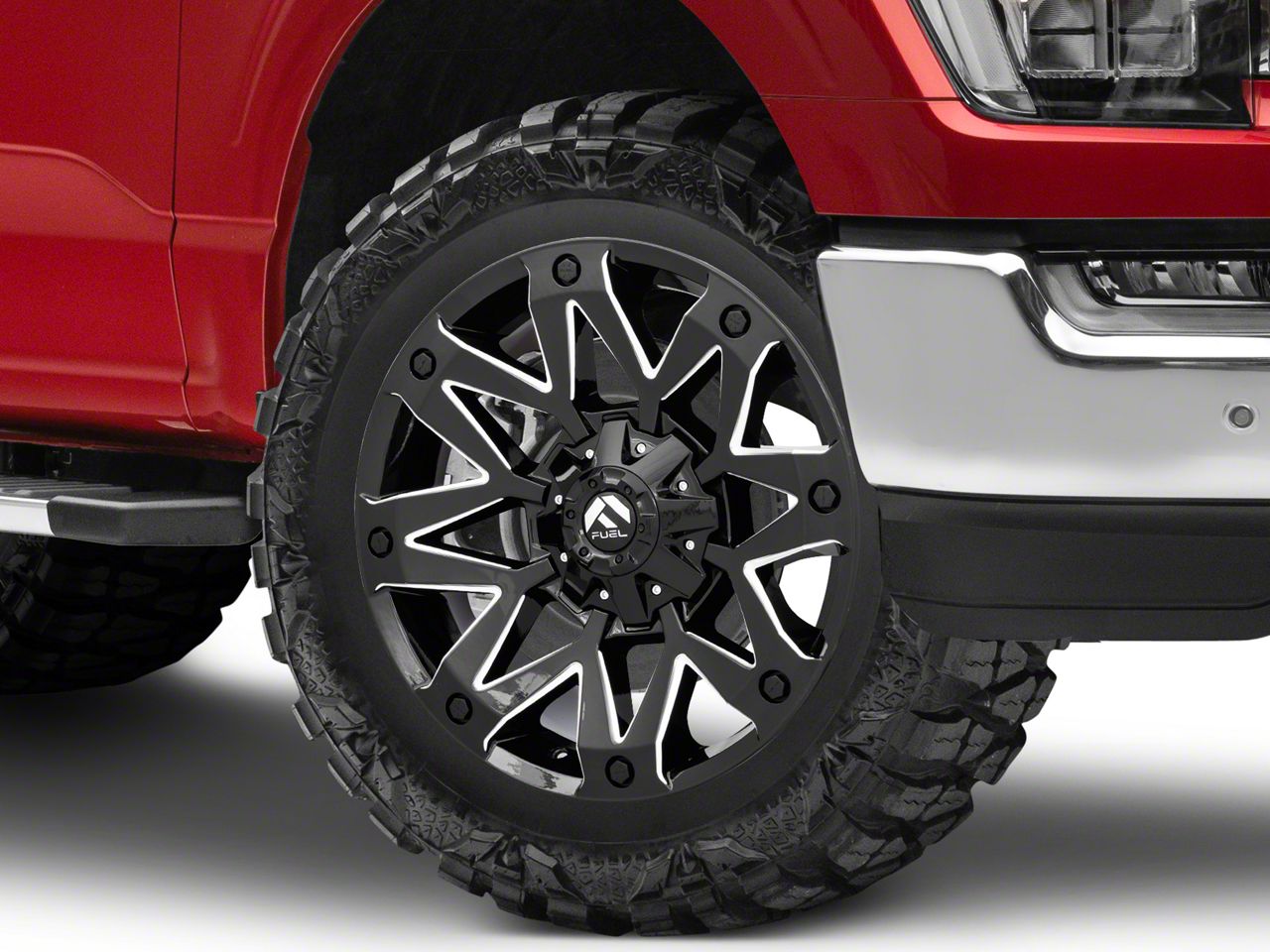 Fuel Wheels F 150 Ambush Gloss Black Milled 6 Lug Wheel 20x9 20mm