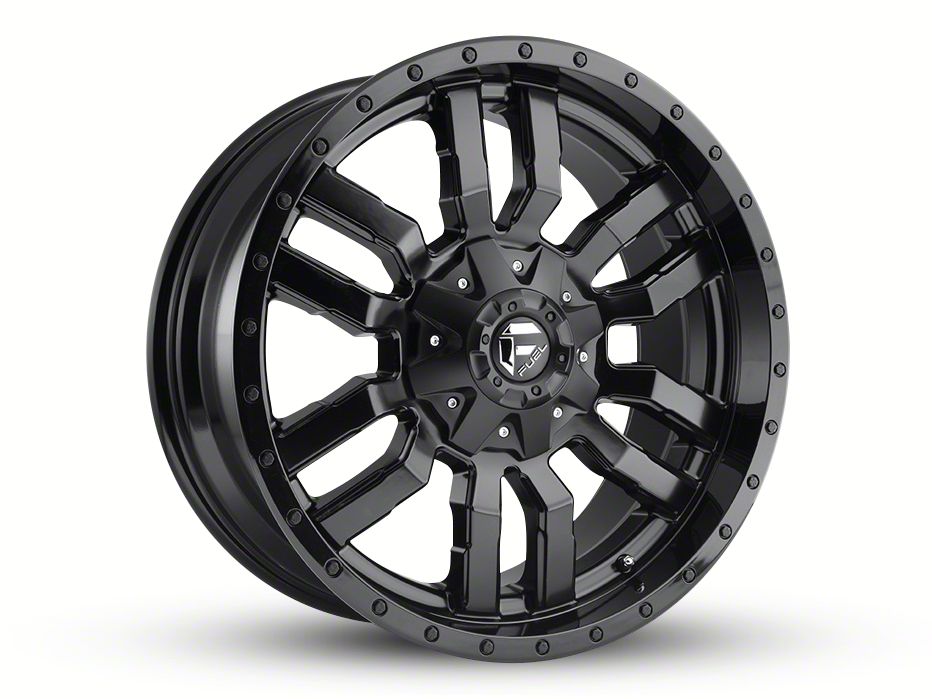 Fuel Wheels F 150 Sledge Gloss Matte Black 6 Lug Wheel 20x12