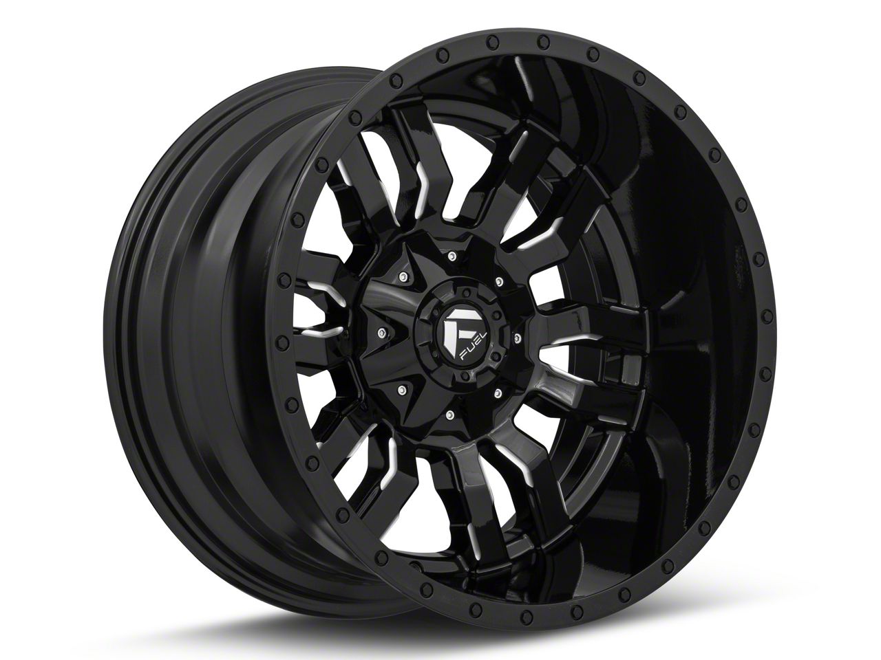 Fuel Wheels Ram Sledge Gloss Black Milled Lug Wheel X Mm