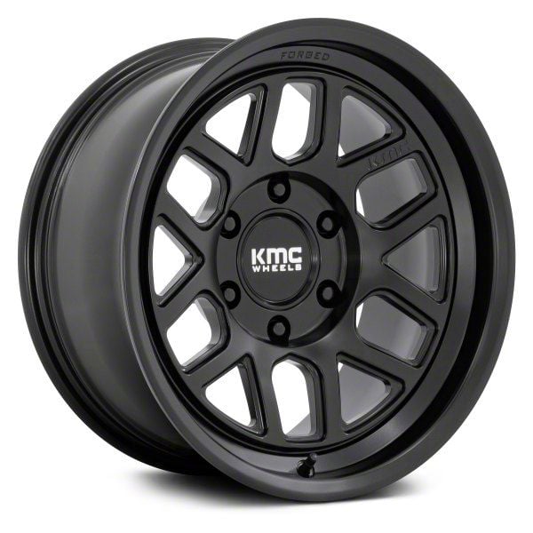 Kmc Silverado Mesa Forged Monoblock Satin Black Lug Wheel X