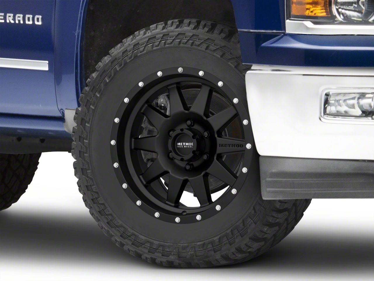 Method Race Wheels Silverado 1500 MR301 The Standard Matte Black 6 Lug