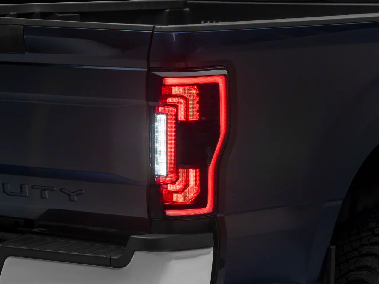 Morimoto F Super Duty Xb Led Tail Lights Black Housing Smoked