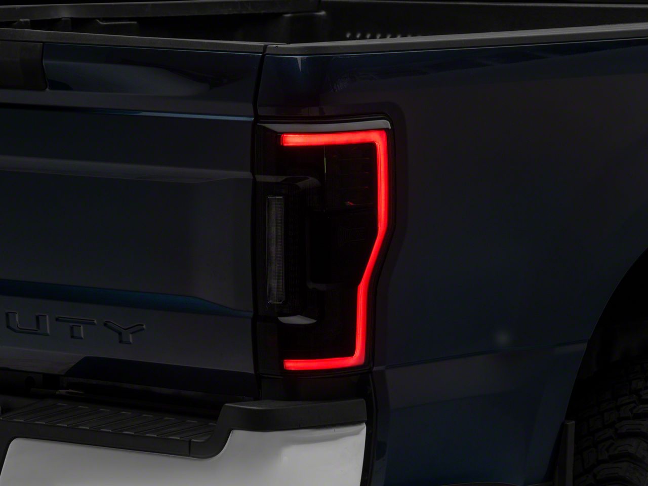 Morimoto F Super Duty Xb Led Tail Lights Black Housing Smoked