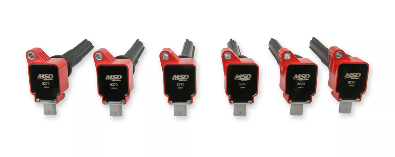 MSD F 150 Coil Packs Red 82706 17 20 3 5L EcoBoost F 150