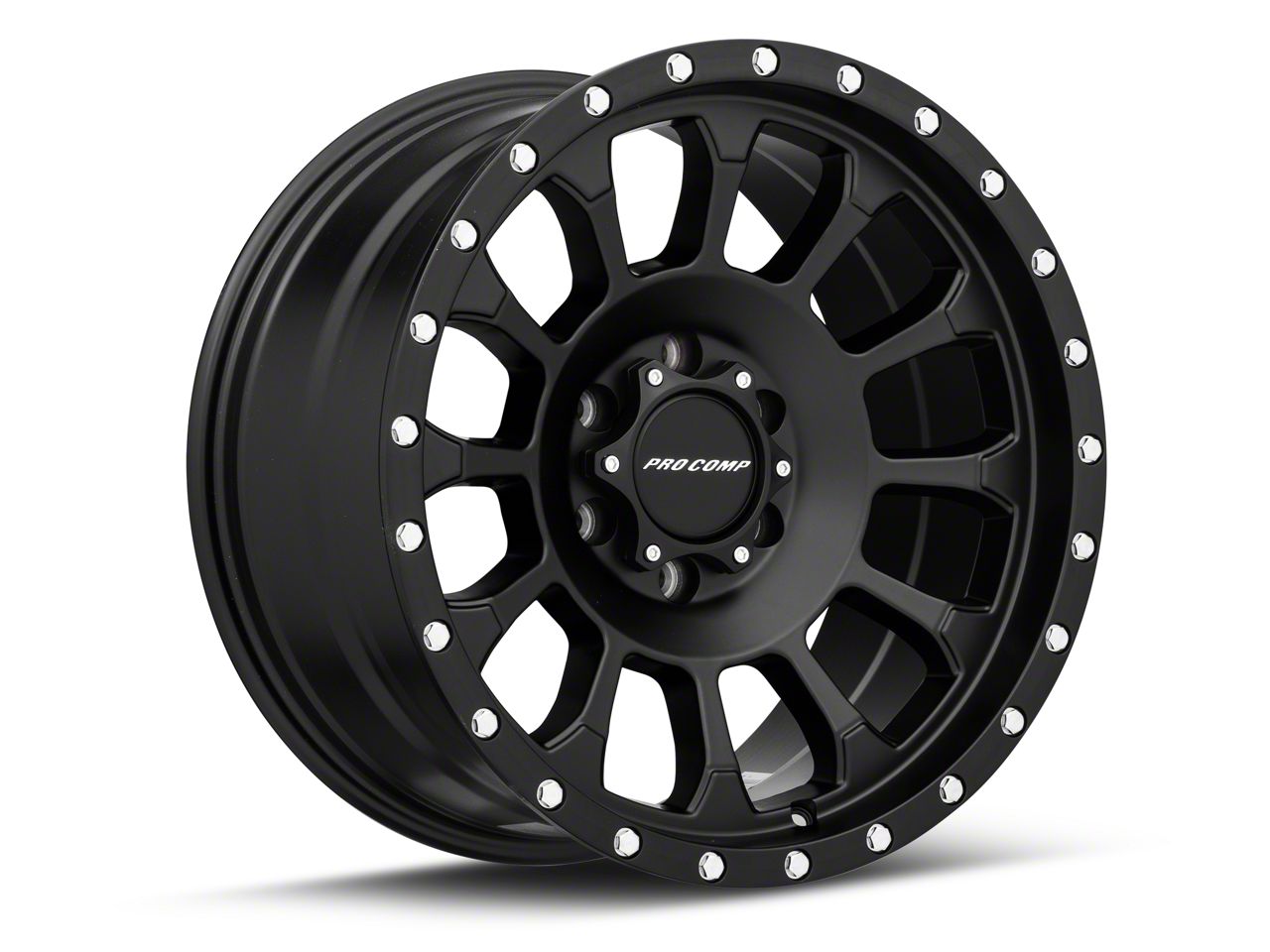 Pro Comp Wheels F 150 Rockwell Satin Black 6 Lug Wheel 18x9 0mm