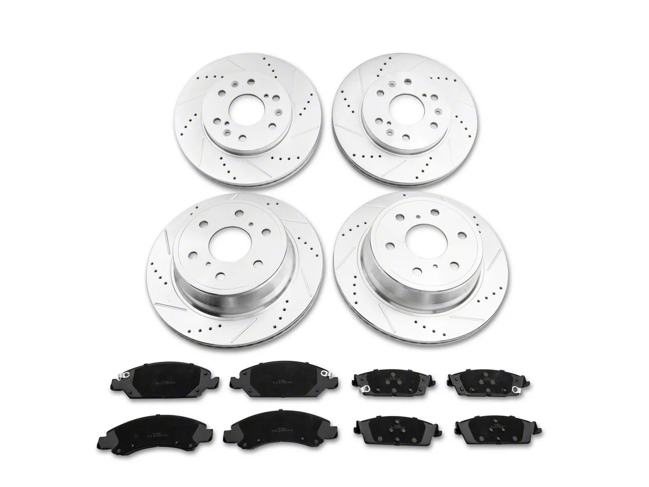 C L Silverado 1500 Super Sport HD 6 Lug Brake Rotor And Pad Kit Front