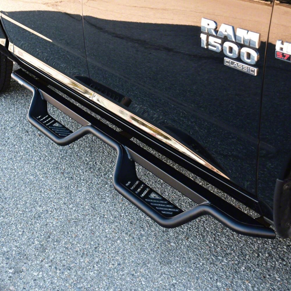 Westin RAM 1500 Outlaw Drop Nerf Side Step Bars Textured Black 20