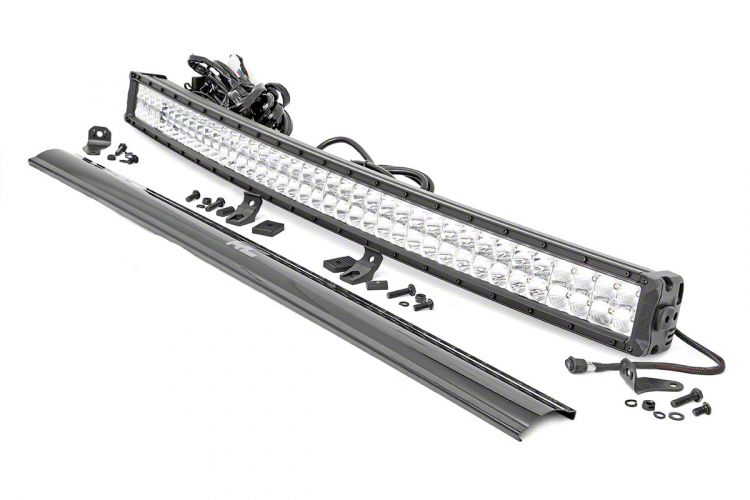 Rough Country F 150 40 Inch Chrome Series White DRL LED Light Bar