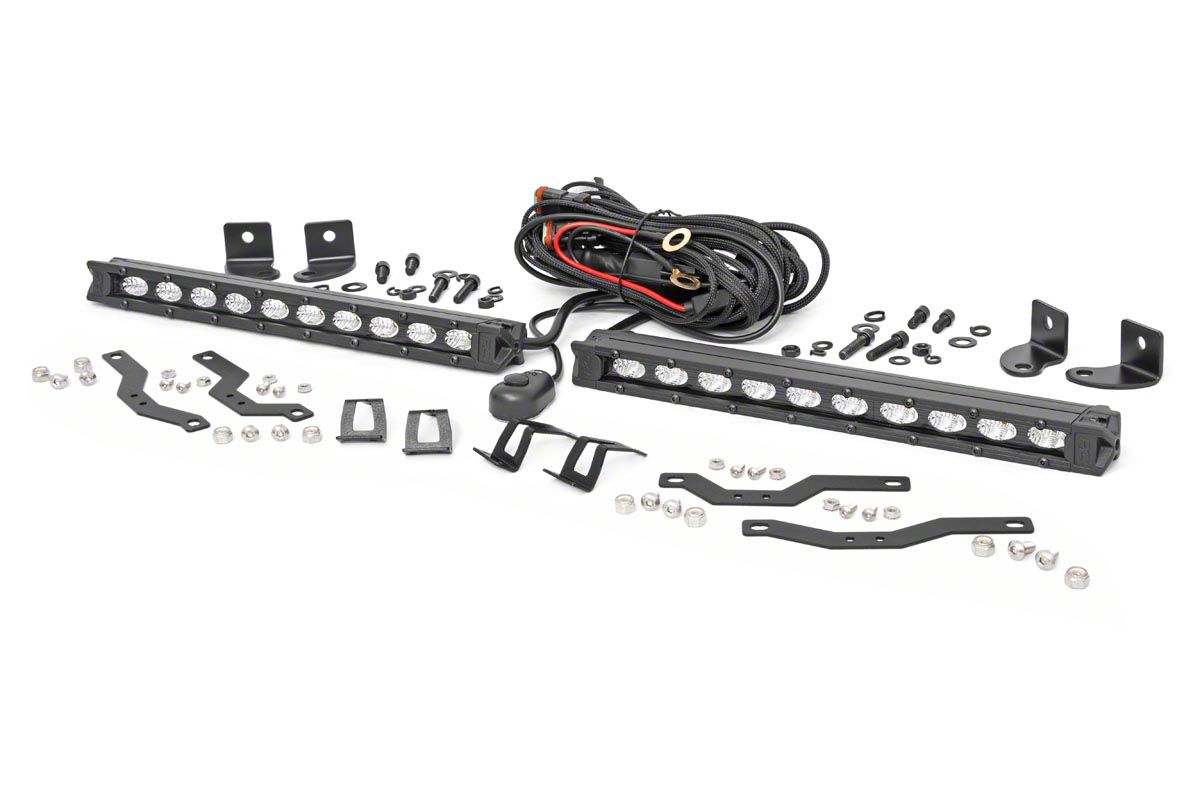 Rough Country F 150 Dual 10 In Black Series LED Grille Kit 70808 18