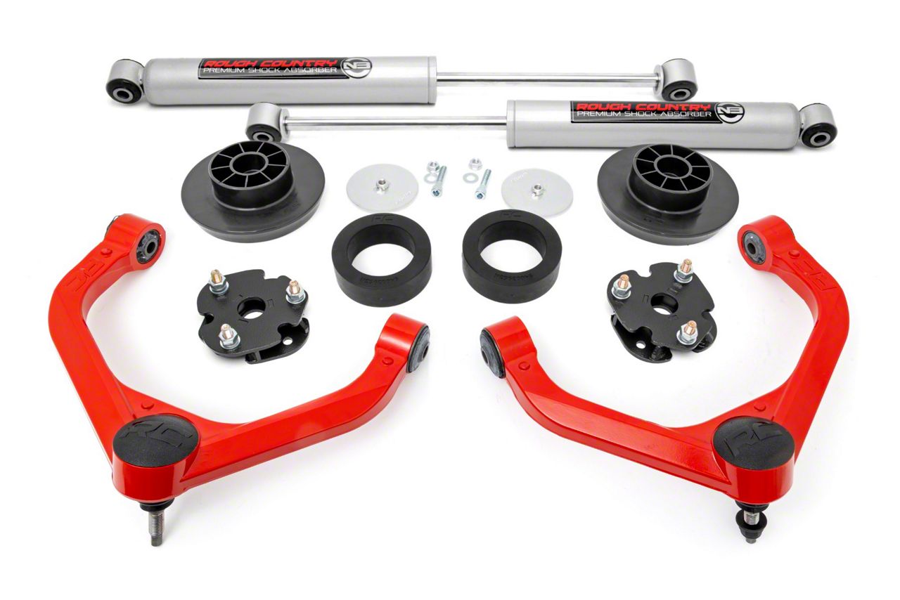 Rough Country RAM 1500 3 Inch Bolt On Suspension Lift Kit With Premium