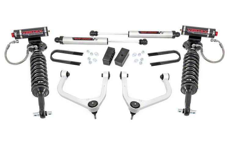 Rough Country Sierra 1500 3 50 Inch Suspension Lift Kit With Vertex