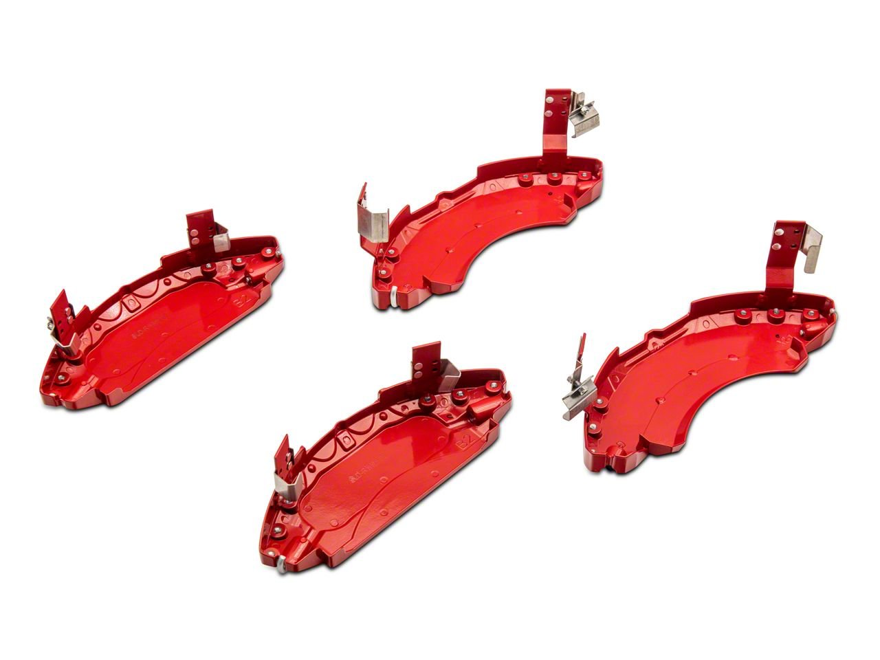 Rough Country Sierra Brake Caliper Covers Red Front And Rear