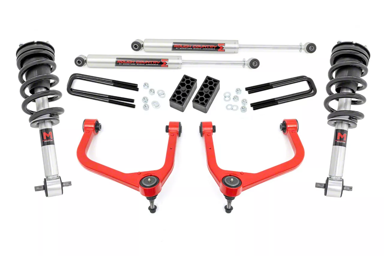 Rough Country Silverado 1500 3 50 Inch Suspension Lift Kit With M1