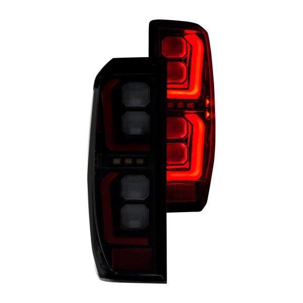 Sierra Oled Tail Lights Chrome Housing Smoked Lens Sierra