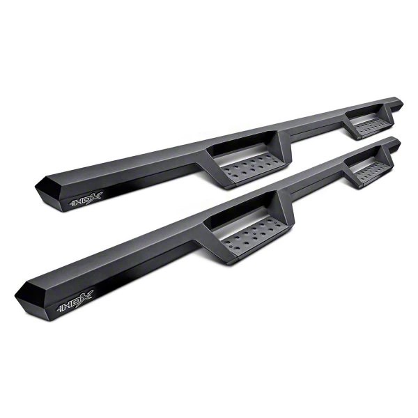 Westin Silverado Hdx Drop Nerf Side Step Bars Textured Black