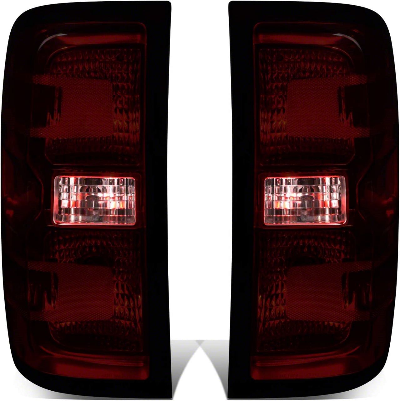 Silverado Led Tail Lights Chrome Housing Smoked Lens