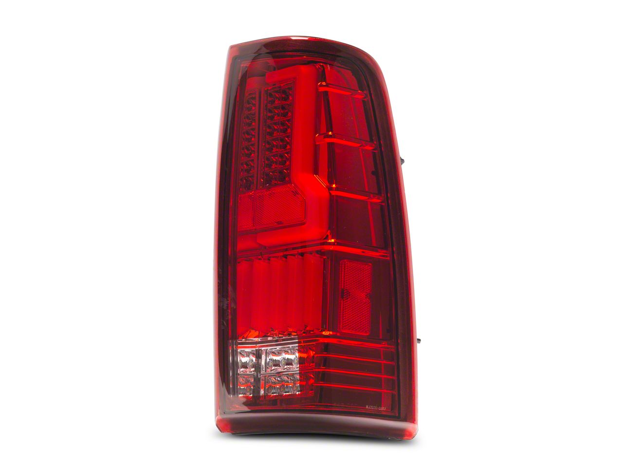 Silverado Renegade Series V Led Tail Lights Chrome Housing Red