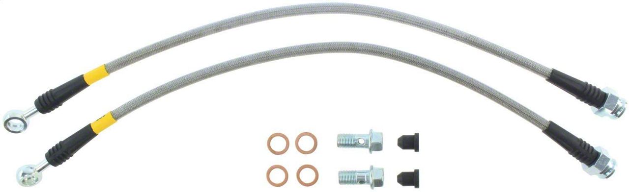 StopTech Silverado 1500 Stainless Steel Braided Brake Line Kit Rear