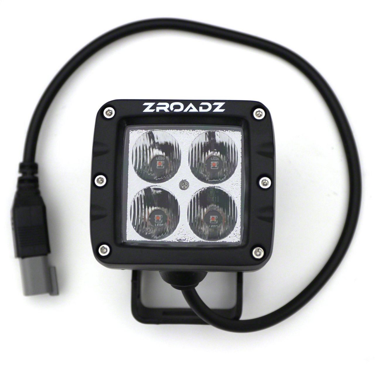 ZRoadz Colorado G2 Series 3 Inch Amber LED Pod Light Flood Beam