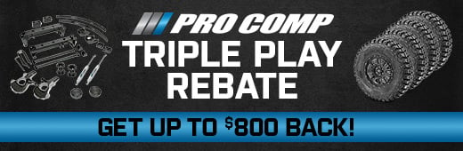 Pro Comp Triple Play Rebate