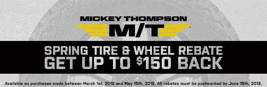 Mickey Thompson Spring Tire & Wheel Rebate