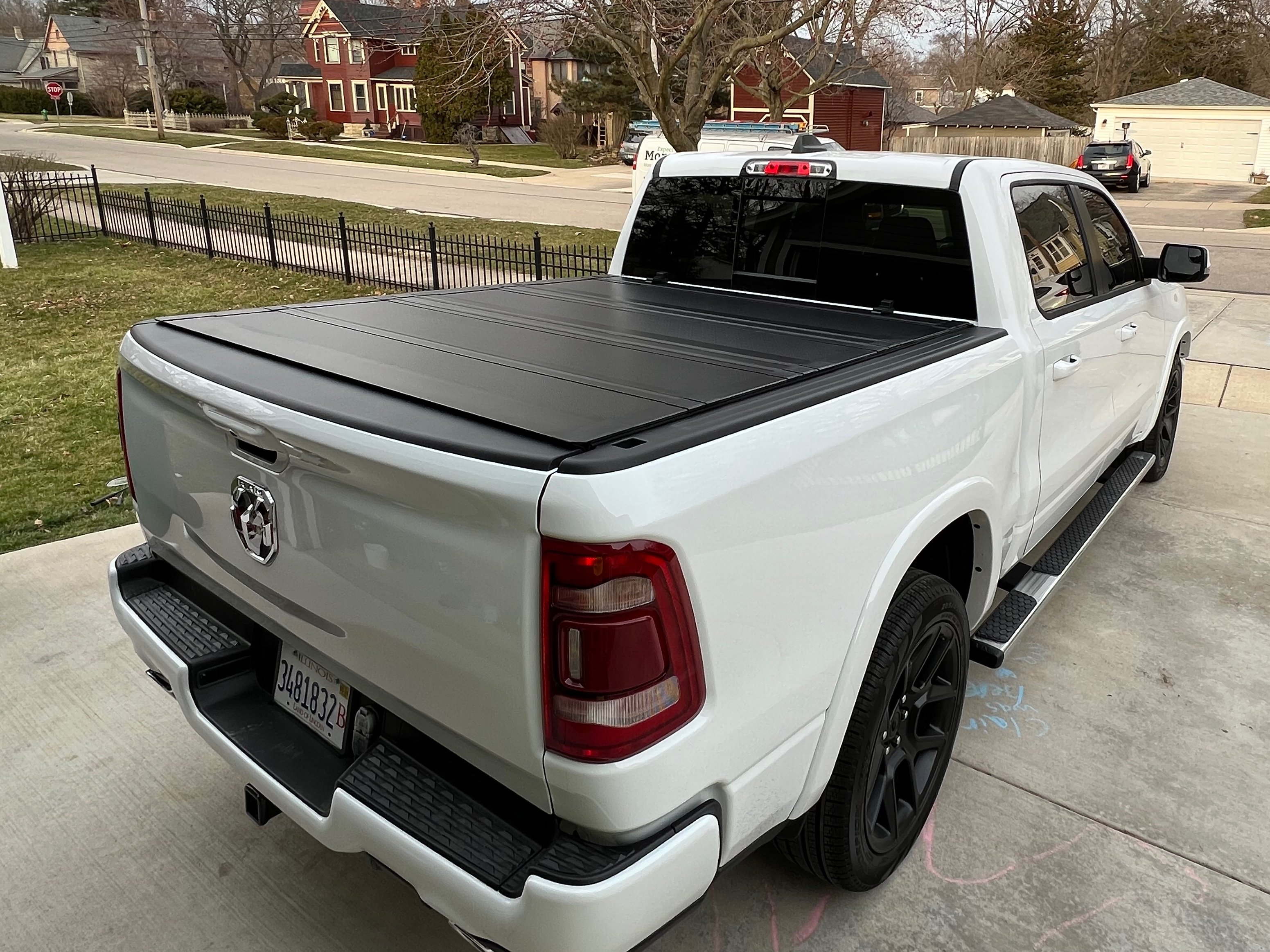 Proven Ground Low Profile Quad Fold Tonneau Cover (19-24 RAM 1500 w/ 5.7-Foot Box & w/o RAM Box)