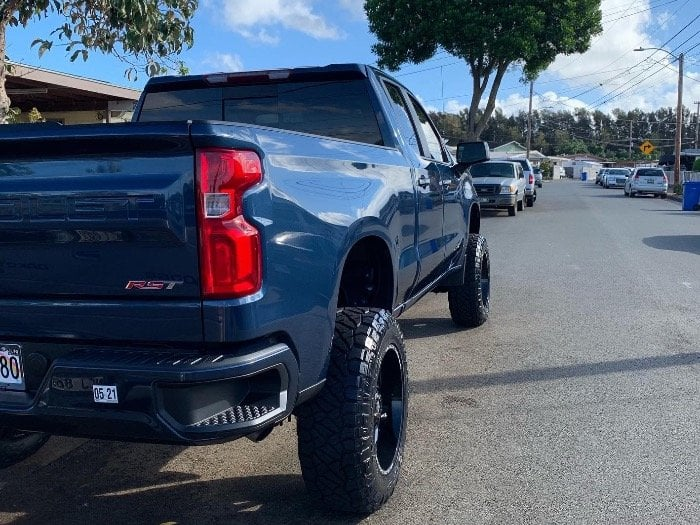 Lifted Blue Silverado