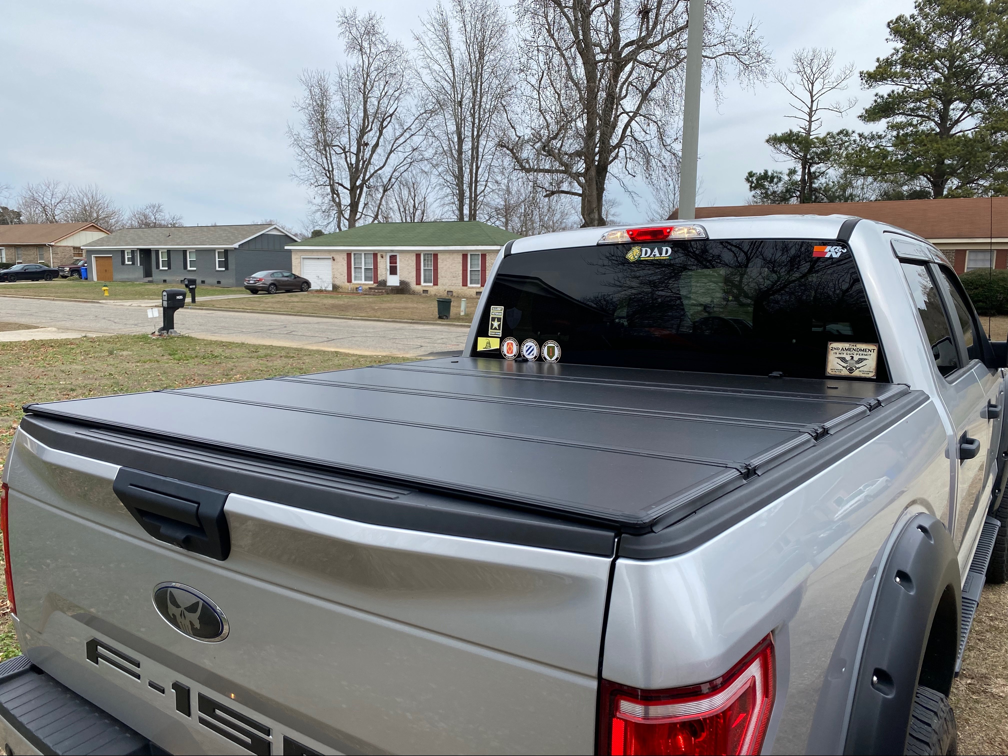 Proven Ground Aluminum Quad-Fold Hard Tonneau Cover (09-24 F-150 w/ 5-1/2-Foot Bed)