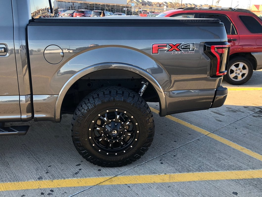 Truck on All-terrain tires