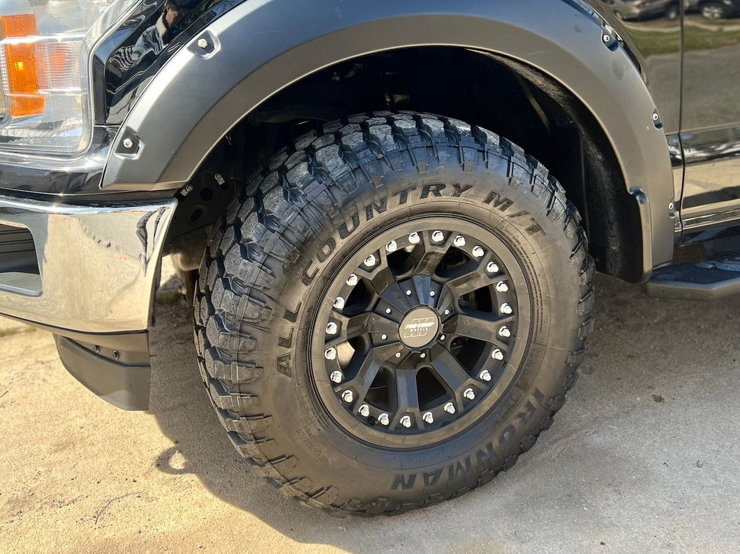 Truck on Mud-Terrain Tires