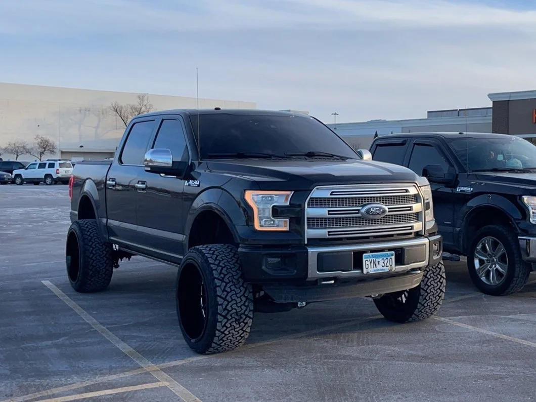 Lifted F-150 with Big Tires