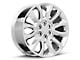 Raptor Style Chrome 6-Lug Wheel; 20x9; 20mm Offset (04-08 F-150)