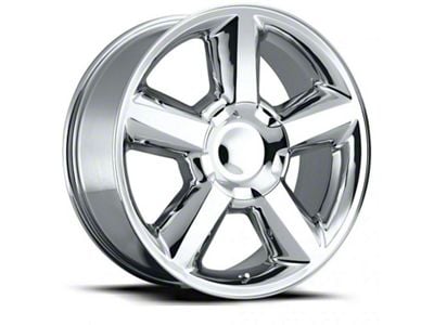 2007 Tahoe Replica Polished 6-Lug Wheel; 20x8.5; 30mm Offset (07-13 Sierra 1500)