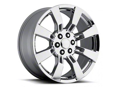 2009 Denali Replica Chrome 6-Lug Wheel; 20x8.5; 31mm Offset (07-13 Sierra 1500)