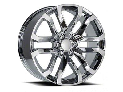 2019 Denali Replica Chrome 6-Lug Wheel; 20x9; 28mm Offset (07-13 Sierra 1500)