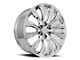 Denali 12-Spoke Replica Chrome 6-Lug Wheel; 22x9; 28mm Offset (07-13 Sierra 1500)