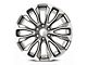 Denali 12-Spoke Replica Grey Machine Face 6-Lug Wheel; 22x9; 28mm Offset (07-13 Sierra 1500)