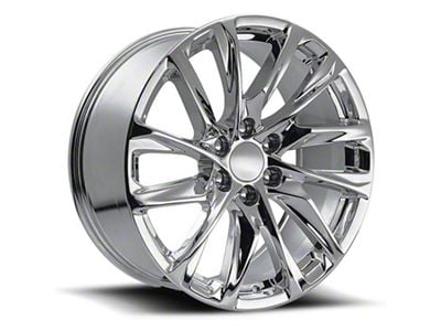 Escalade 12-Spoke Replica Chrome 6-Lug Wheel; 20x9; 28mm Offset (07-13 Sierra 1500)