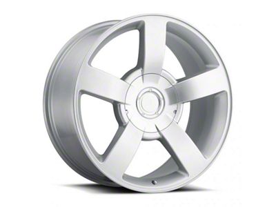 SS Replica Silver Gloss 6-Lug Wheel; 20x8.5; 22mm Offset (07-13 Sierra 1500)