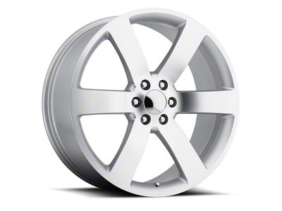 Tahoe Replica Silver Machine Face 6-Lug Wheel; 22x9; 22mm Offset (07-13 Sierra 1500)