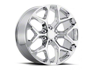 2014 Snowflake Replica Chrome 6-Lug Wheel; 22x9; 24mm Offset (07-13 Silverado 1500)