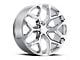 2014 Snowflake Replica Chrome 6-Lug Wheel; 22x9; 24mm Offset (07-13 Silverado 1500)