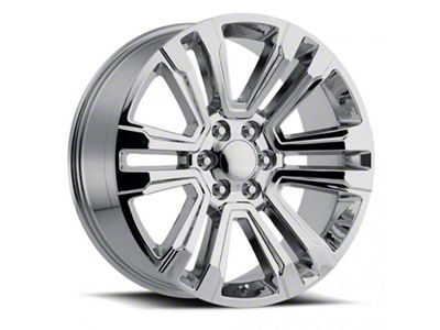 2017 Denali Replica Chrome 6-Lug Wheel; 22x9; 24mm Offset (07-13 Silverado 1500)